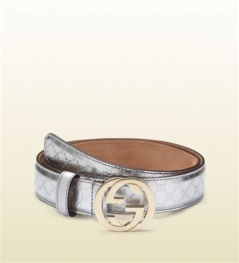 gucci gg belt silver buckle.